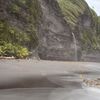 Dominica, Wavine Cyrique beach, waterfall