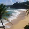 Dominica, Woodford Hill Bay beach, view from top