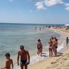Italy, Apulia, Campomarino beach, water edge