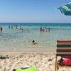 Italy, Apulia, Cisaniello beach, shallow water