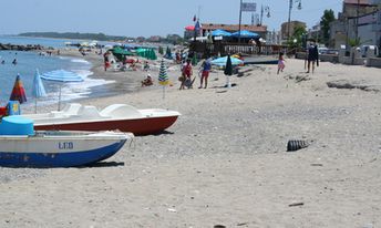 Italy, Calabria, Cariati Marina beach