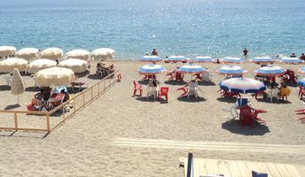 Italy, Calabria, Catanzaro Lido beach