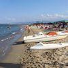 Italy, Calabria, Marina di Sibari beach, water edge