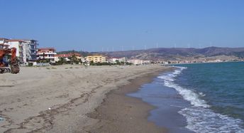 Italy, Calabria, Marina di Strongoli beach