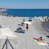 Italy, Calabria, Roseto Capo Spulico beach, breakwaters