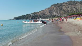 Italy, Calabria, Squillace Lido beach
