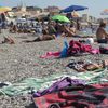 Italy, Catanzaro Lido beach, crowd