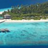 Maldives, Faafu, Filitheyo isl, beach, aerial view