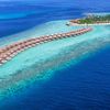 Maldives, Lhaviyani, Hurawalhi island, aerial view