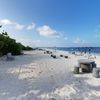 Maldives, Lhaviyani, Naifaru, public beach