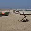 Namibia, Cape Cross beach, boat