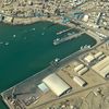 Namibia, Luderitz beach, aerial view