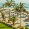 UAE, Sharjah beach, palms