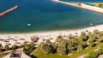 UAE, Sharjah beach, Radisson Blu