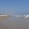 USA, Texas, Follets Island beach, water edge