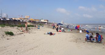 USA, Texas, Houston, Galveston beach