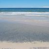 USA, Texas, Malaquite beach, shallow water