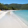 USVI, St. Thomas, Magens Bay beach, white sand