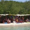 Venezuela, Isla Larga island, beach, view from water