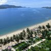 Vietnam, Nha Trang beach, view from above