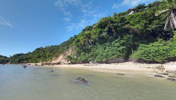 Brazil, Morro de Sao Paulo, Praia Porto de Cima beach