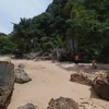 Brazil, Morro de Sao Paulo, Praia Porto de Cima beach, stairway