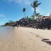 Brazil, Morro de Sao Paulo, Terceira Praia beach, water edge