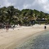Guadeloupe, Grande Terre, Le Balaou beach, view from water