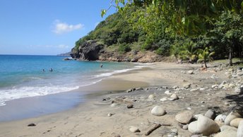 Guadeloupe, Les Saintes, Anse Crawen beach