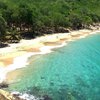Guadeloupe, Les Saintes, Anse Crawen beach, view from top