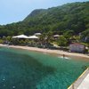 Guadeloupe, Les Saintes, Bois Joli beach, view from pier