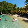 Guadeloupe, Les Saintes, Pain de Sucre beach, clear water