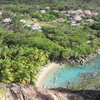 Guadeloupe, Les Saintes, Pain de Sucre beach, view from top