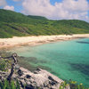Guadeloupe, Marie-Galante, Anse Feuillard beach, view from south