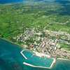Guadeloupe, Marie-Galante, Grand-Bourg, aerial view