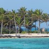 Guadeloupe, Petite Terre beach, view from water