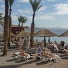 Israel, Eilat, Atlantis beach, tiki huts