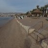 Israel, Eilat, Atlantis beach, water edge