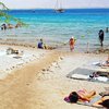 Israel, Eilat, Mosh's Beach, entry into water