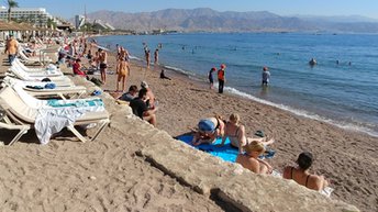 Israel, Eilat, Rimonim beach