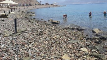 Israel, Eilat, Snuba beach