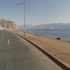 Israel, Eilat, Snuba beach, road