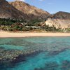 Israel, Eilat, Underwater Observatory beach, view from water