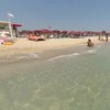 Italy, Apulia, Lido Marini beach, view from water