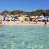 Italy, Apulia, Punta Prosciutto beach, view from water