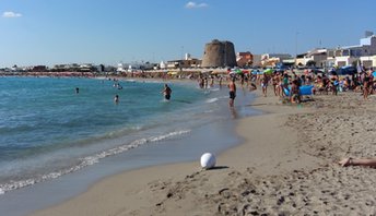 Italy, Apulia, Torre Mozza beach