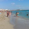 Italy, Apulia, Torre Mozza beach, view to east