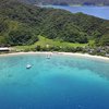 Japan, Amami, Kakeroma, Sri Hama beach, aerial view