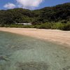 Japan, Amami, Kakeroma, Sri Hama beach, view from water