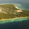 Maldives, Meemu, Mulah island, aerial view